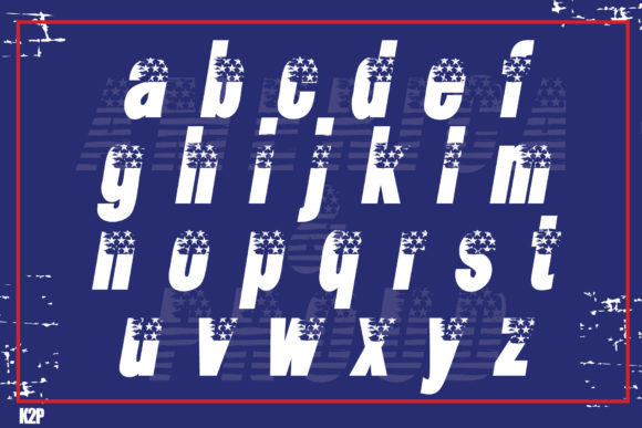America and Proud Font - Preview 2