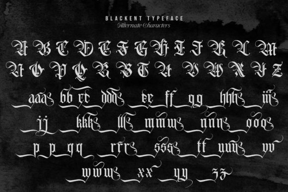 Blackent Font - Preview 5