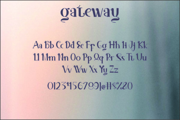 Gateway Font - Preview 5