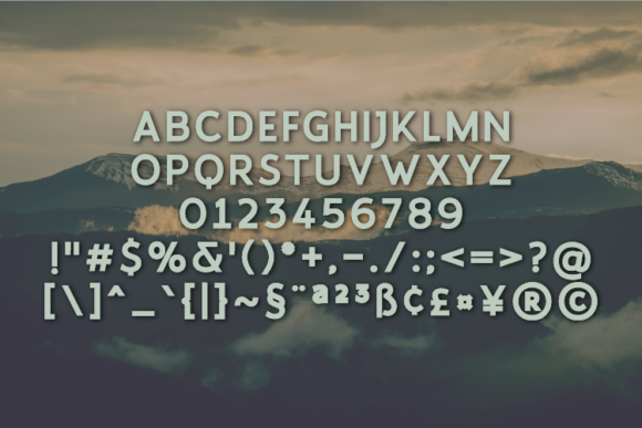 Grofield Font - Preview 1