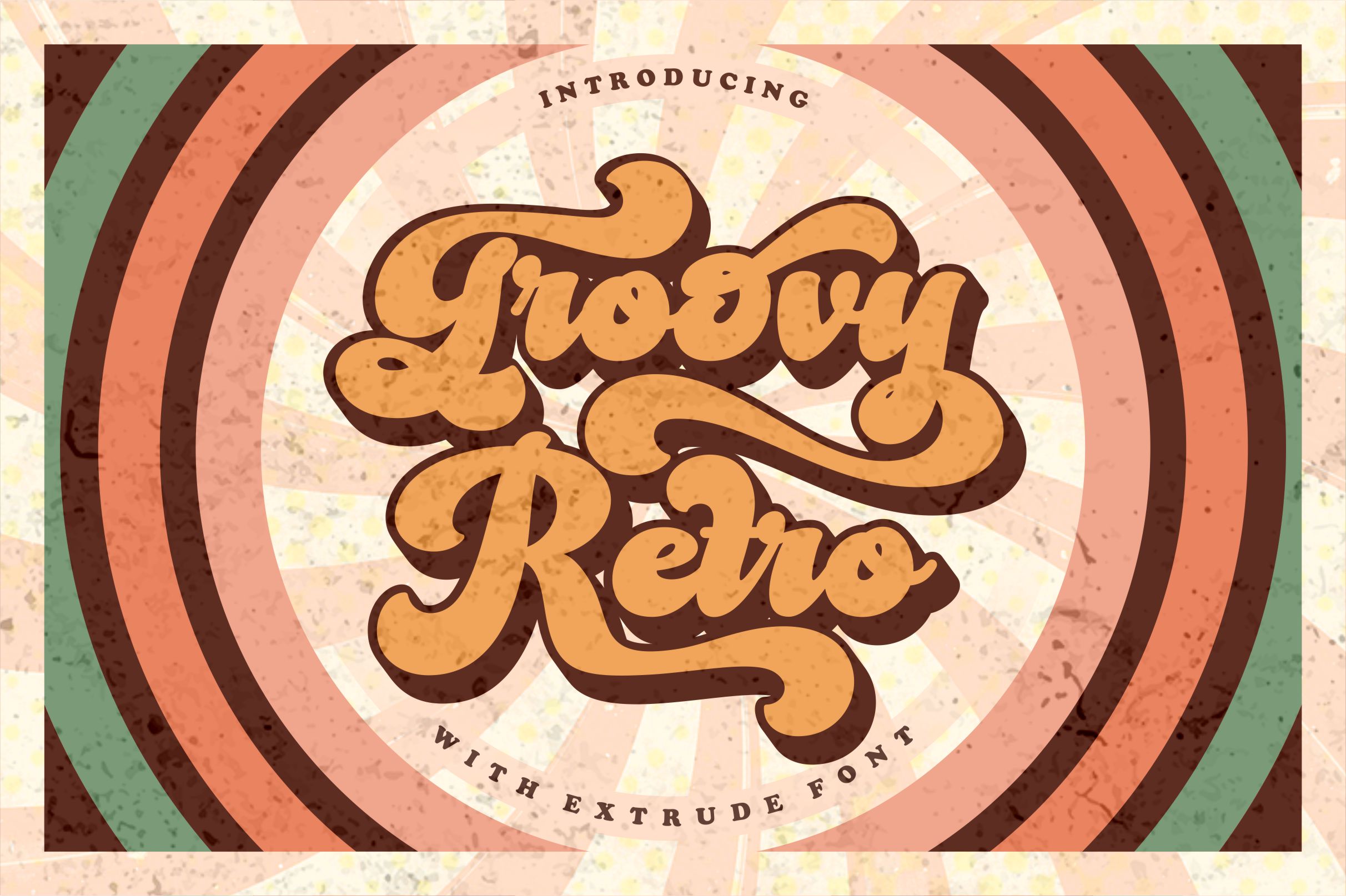 Groovy Retro Font by Tedha Studio preview