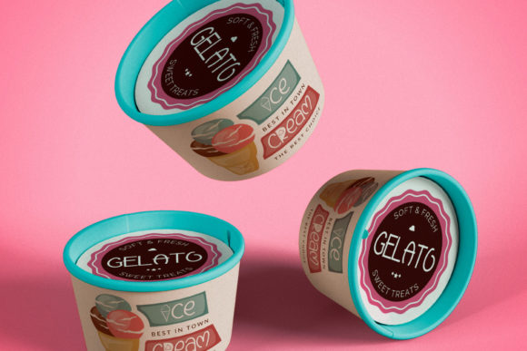 Hello Ice Cream Font PNG with transparent background - Preview 1