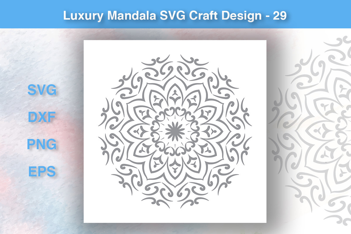 Luxury Mandala SVG Craft Design - 29