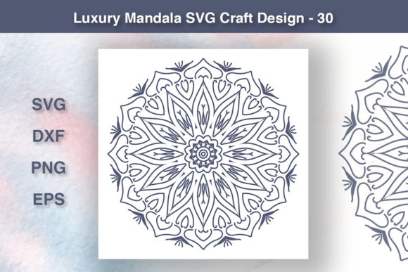 Luxury Mandala SVG Craft Design - 30