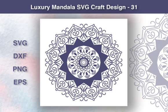 Luxury Mandala SVG Craft Design - 31