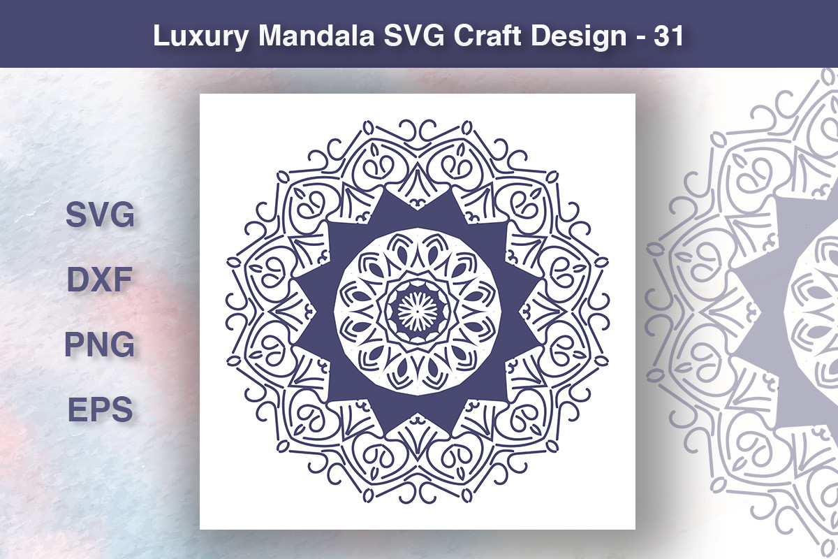 Luxury Mandala SVG Craft Design - 31
