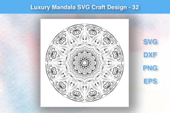 Luxury Mandala SVG Craft Design - 32