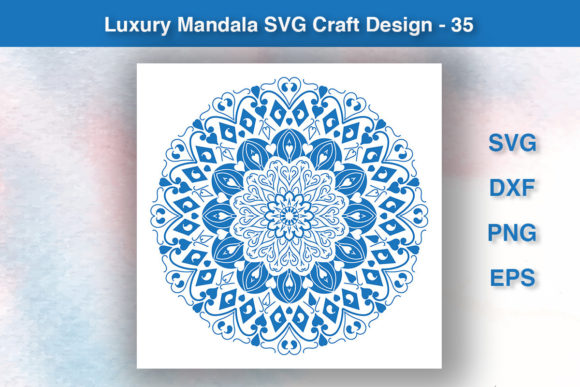 Luxury Mandala SVG Craft Design - 35