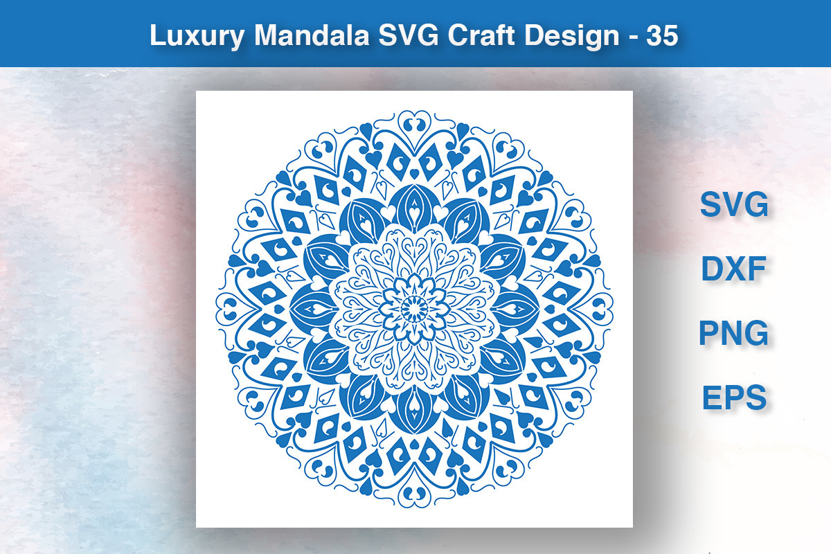 Luxury Mandala SVG Craft Design - 35