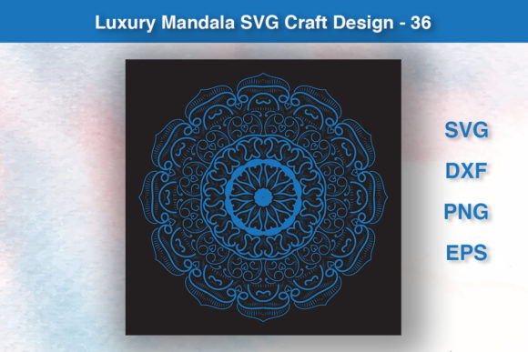 Luxury Mandala SVG Craft Design - 36