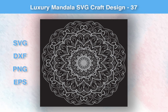 Luxury Mandala SVG Craft Design - 37