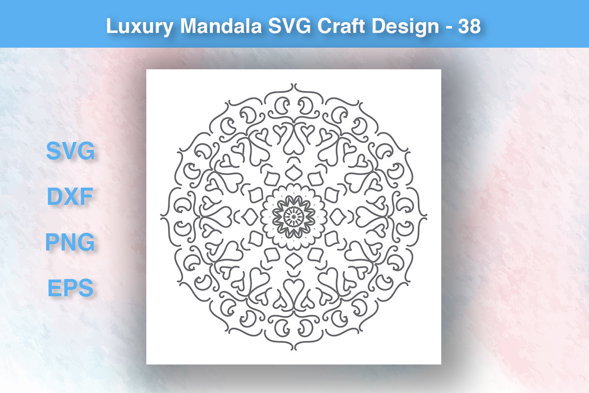 Luxury Mandala SVG Craft Design - 38