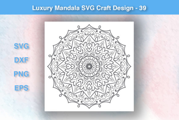 Luxury Mandala SVG Craft Design - 39