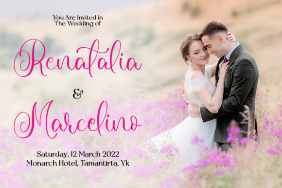 Margarita Font PNG with transparent background - Preview 1