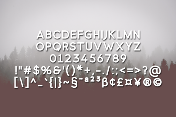 Mostech Font PNG with transparent background - Preview 1