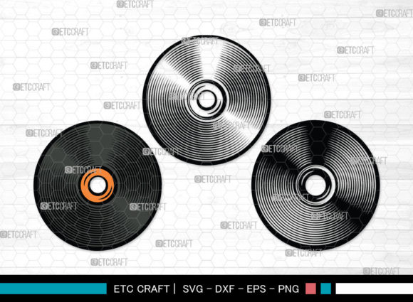 Vinyl Record SVG | Vinyl Disc Svg Graphic Crafts By Pixel Elites