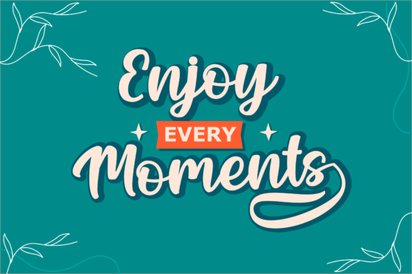 Cartline Brush Font - Preview 3