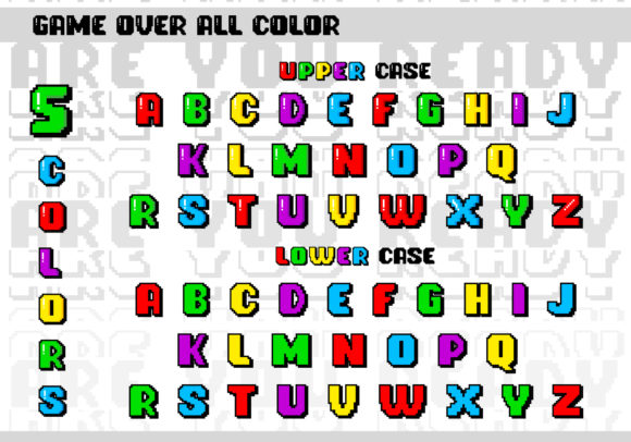 Game over Font - Preview 6