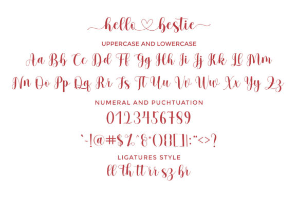 Hello Bestie Font - Preview 5