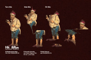 Hit & Run Displacement Map Texture Kit Graphic by nicholasasmita ...