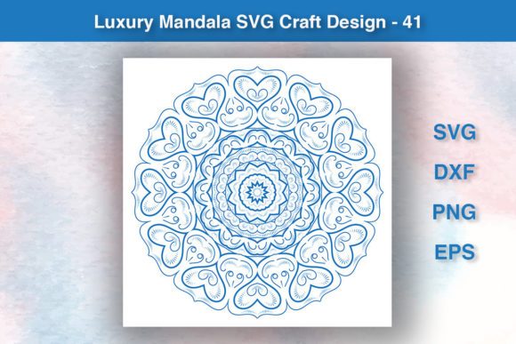Luxury Mandala SVG Craft Design - 41