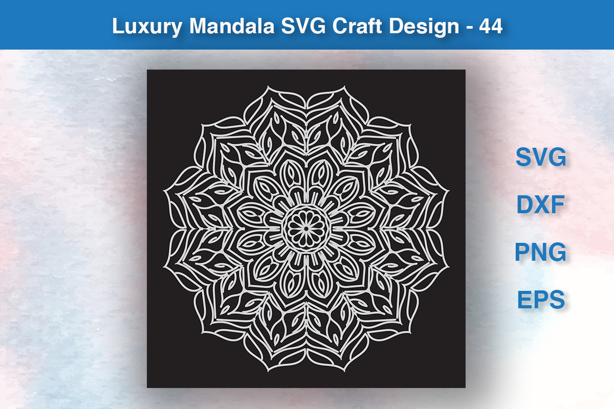 Luxury Mandala SVG Craft Design - 44