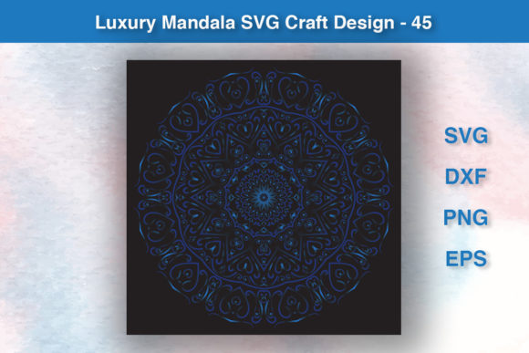 Luxury Mandala SVG Craft Design - 45