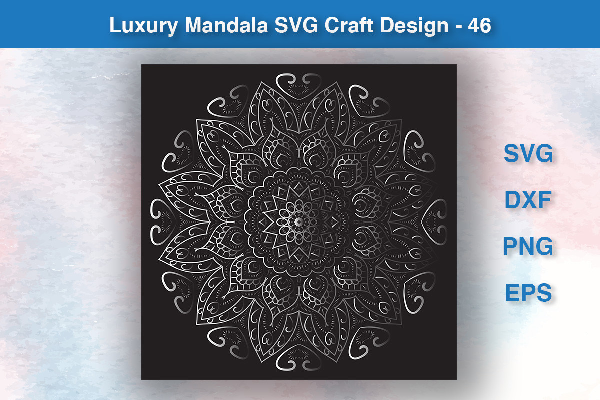 Luxury Mandala SVG Craft Design - 46