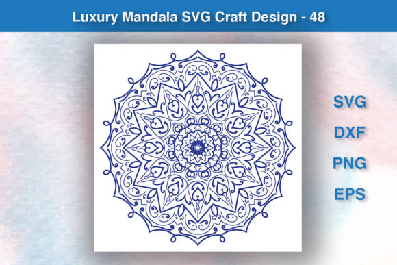 Luxury Mandala SVG Craft Design - 48