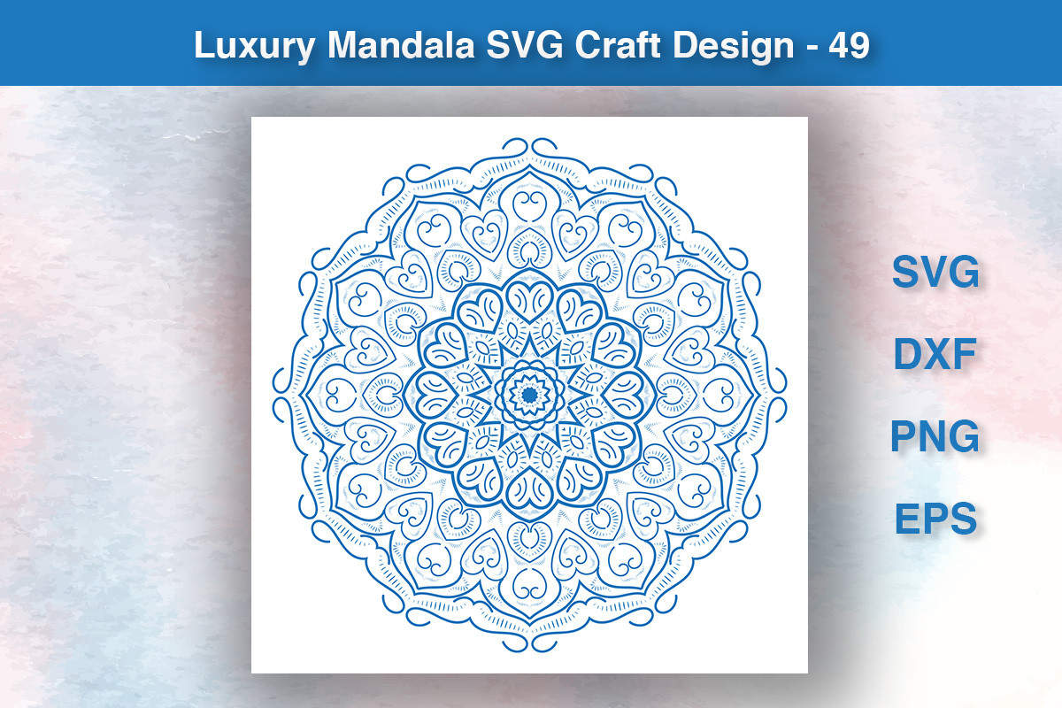 Luxury Mandala SVG Craft Design - 49