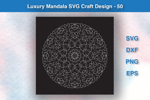 Luxury Mandala SVG Craft Design - 50
