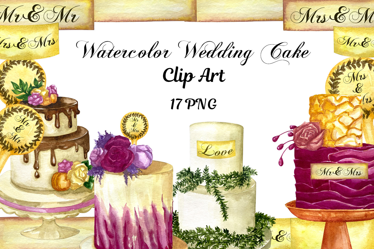 Wedding Clipart Invitation - photo 1
