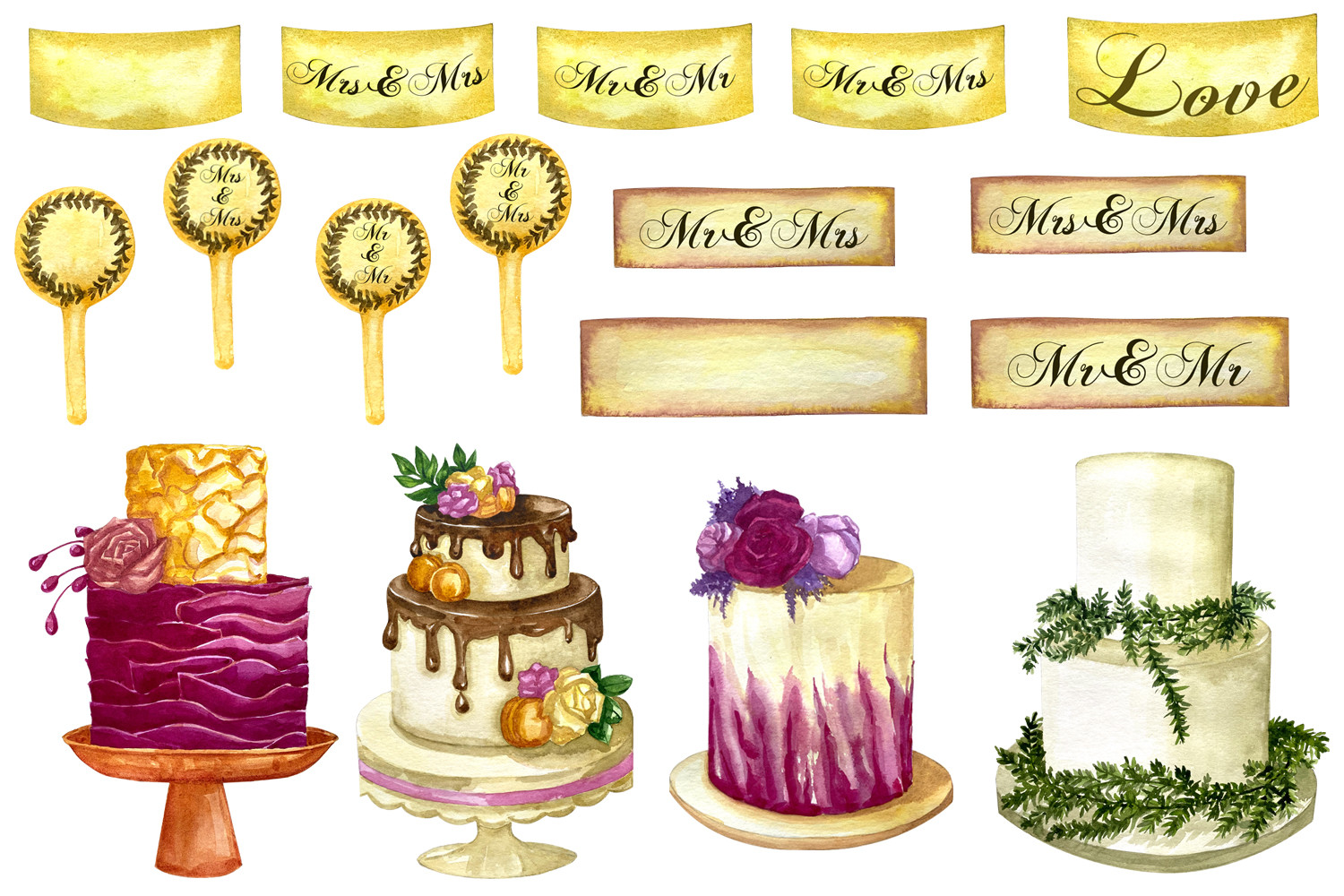 Wedding Clipart Invitation - photo 4