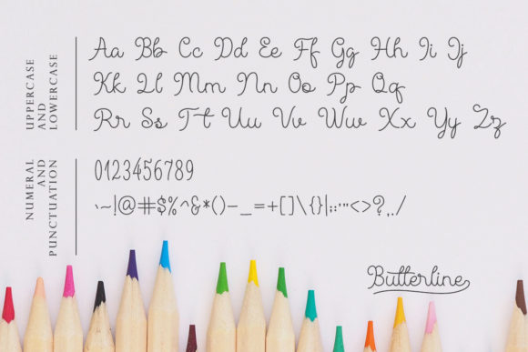 Butterline Font - Preview 5