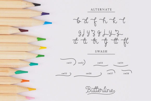 Butterline Font - Preview 6
