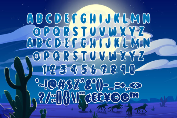 Cartoon Animals Font PNG with transparent background - Preview 3