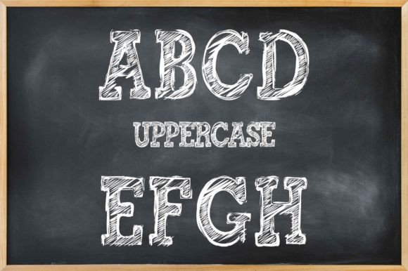 Chalkboard Font - Preview 1
