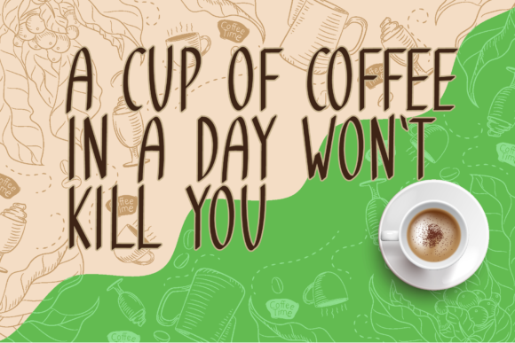Coffee Latte Font - Preview 1