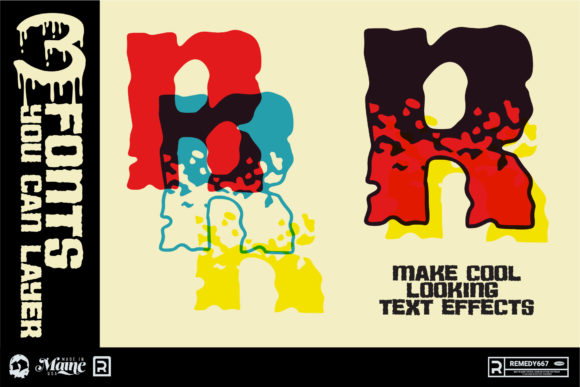Dracula Vibes Font PNG with transparent background - Preview 5