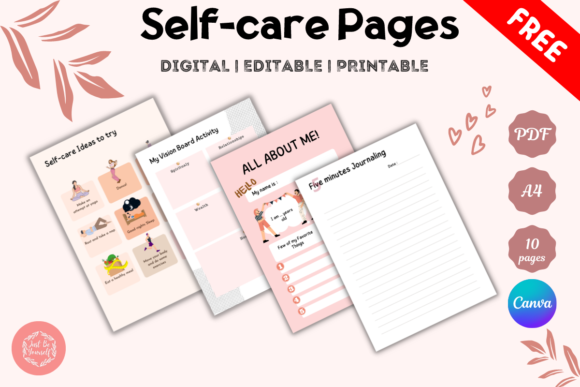 FREE Self Care Pages Printable PDF
