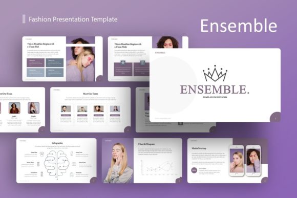 Preview of Fashion Presentation - Ensemble fashion presentation template
