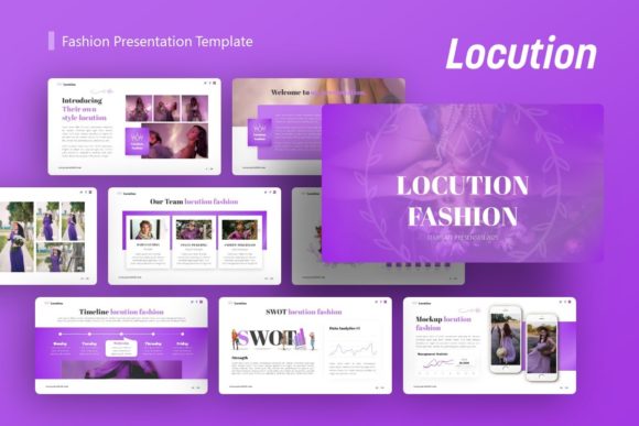 Preview of Fashion Presentation - Locution fashion presentation template