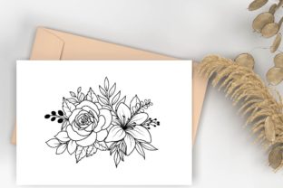 Flowers Svg Bouquet, Flower Svg, Floral Graphic by Tadashop Design ...
