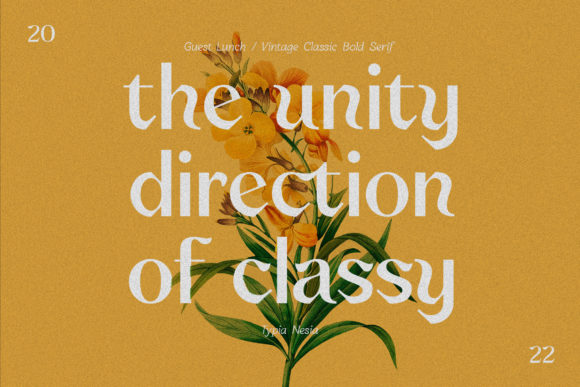 Guest Lunch Font - Preview 4