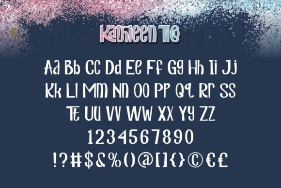 Kathleen Tico Font PNG with transparent background - Preview 3