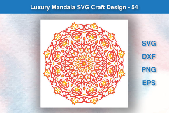 Luxury Mandala SVG Craft Design - 54