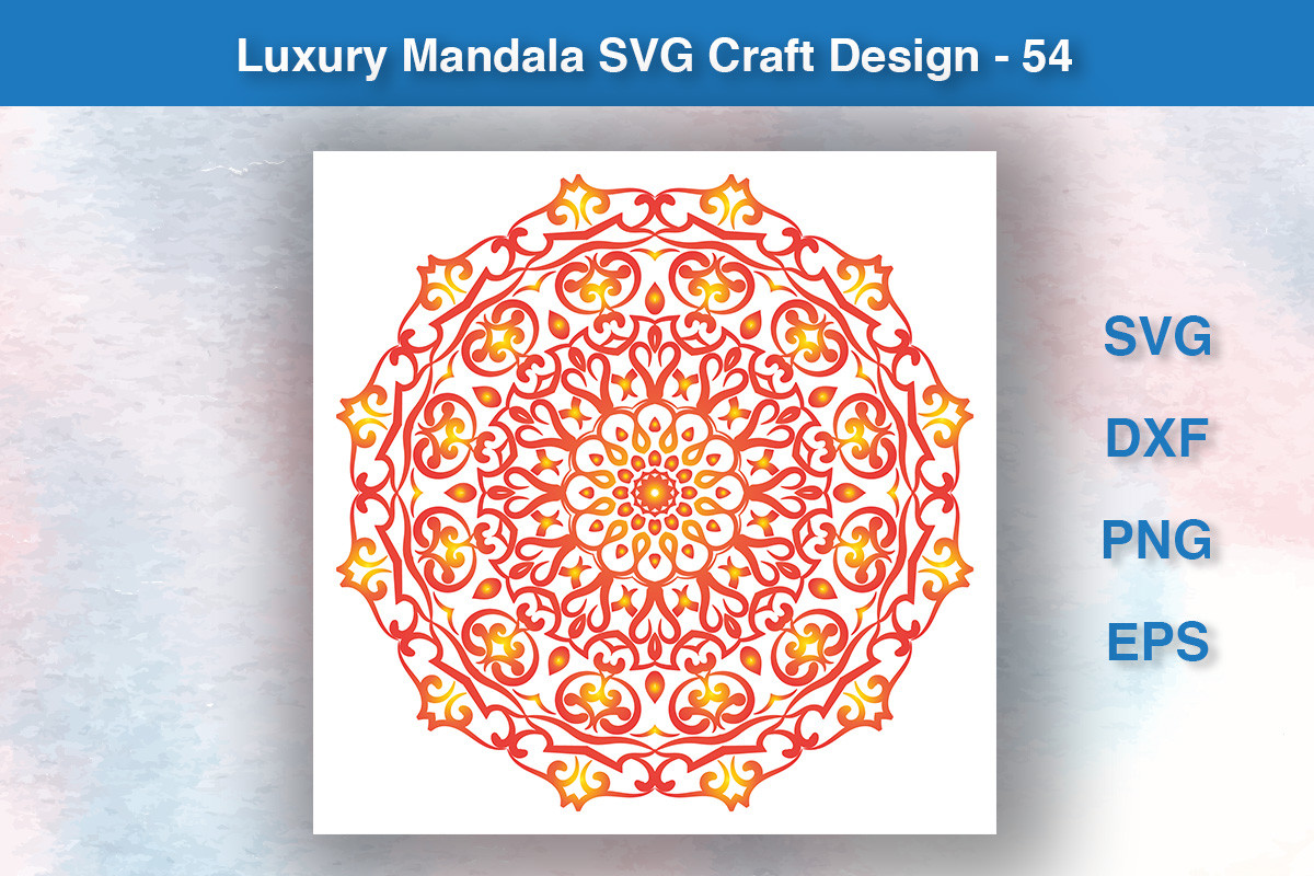 Luxury Mandala SVG Craft Design - 54