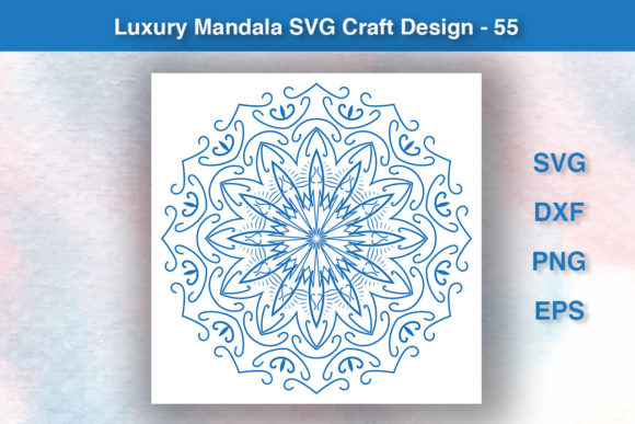 Luxury Mandala SVG Craft Design - 55