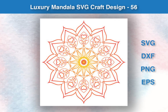 Luxury Mandala SVG Craft Design - 56
