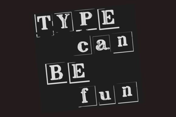 Rough Times Medium Font Font PNG with transparent background - Preview 2